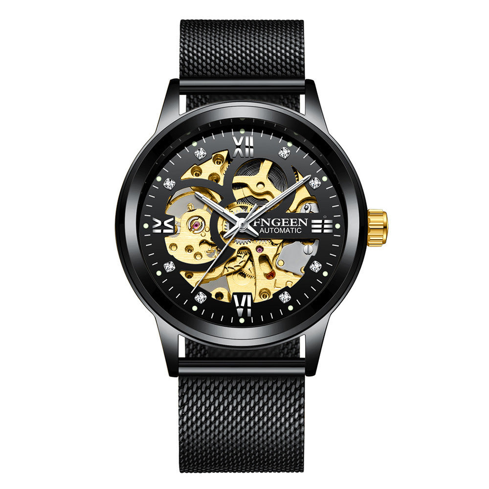 FNGEEN 30 JEWEL SKELETON WATCH