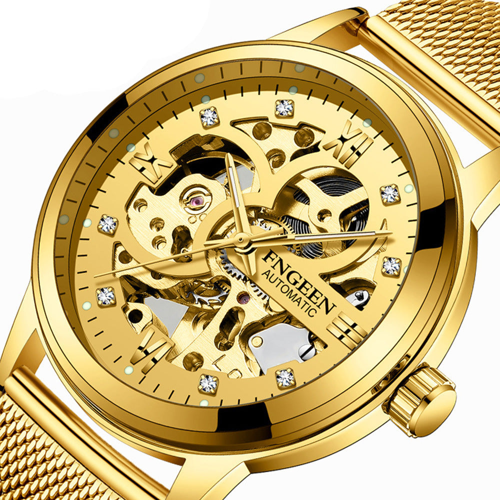 FNGEEN 30 JEWEL SKELETON WATCH