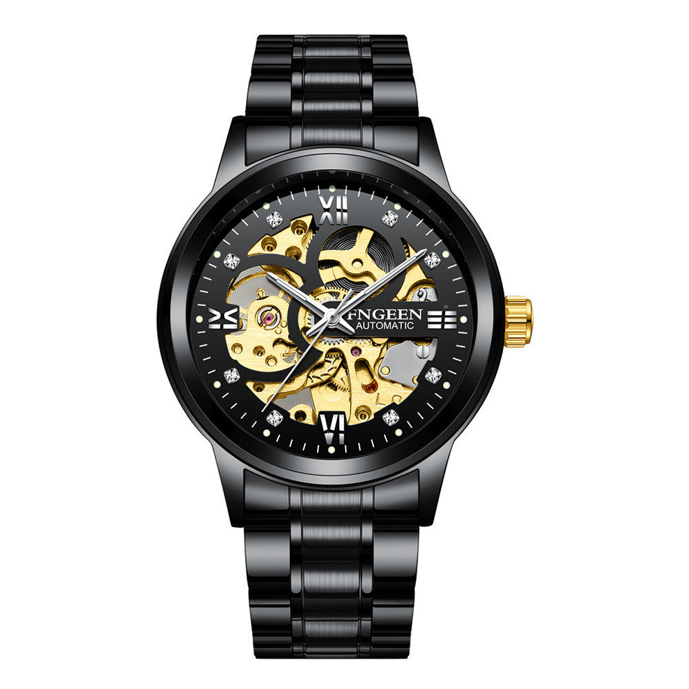 FNGEEN 30 JEWEL SKELETON WATCH