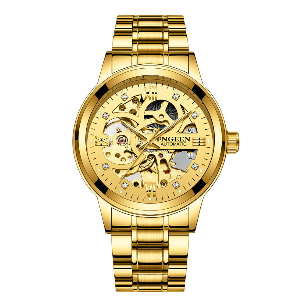 FNGEEN 30 JEWEL SKELETON WATCH