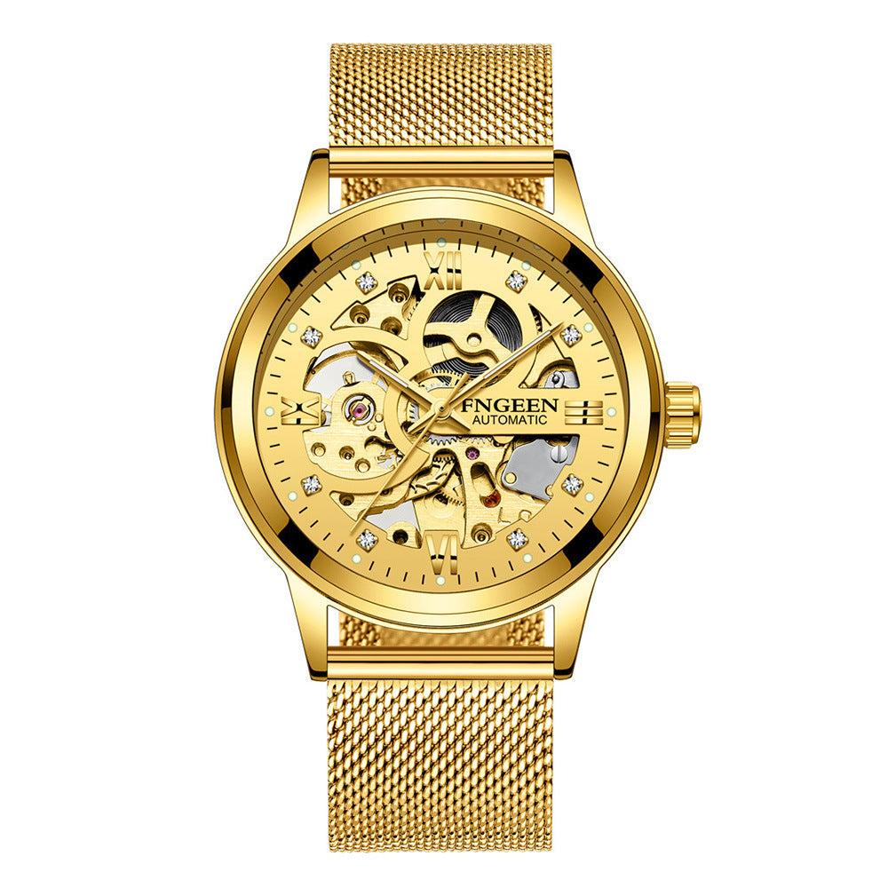 FNGEEN 30 JEWEL SKELETON WATCH
