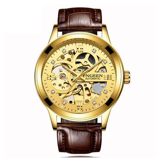 FNGEEN 30 JEWEL SKELETON WATCH
